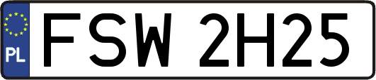 FSW2H25