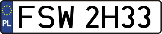 FSW2H33