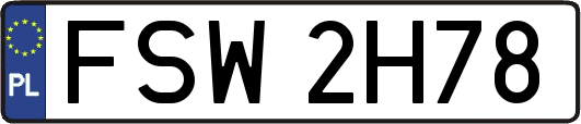 FSW2H78
