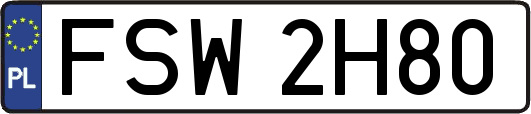 FSW2H80