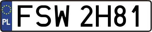 FSW2H81