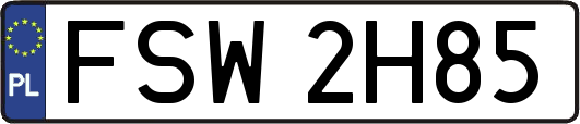 FSW2H85