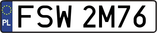 FSW2M76