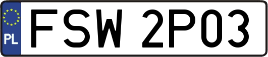 FSW2P03