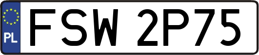 FSW2P75
