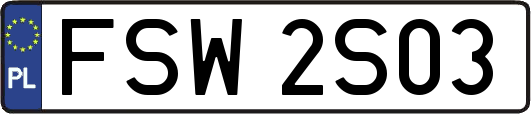 FSW2S03