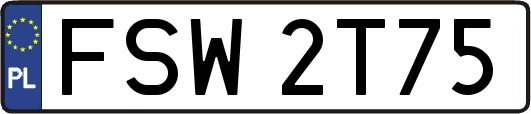 FSW2T75