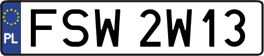 FSW2W13