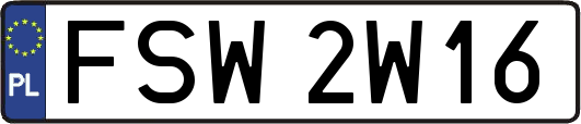 FSW2W16