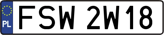FSW2W18