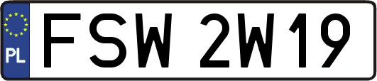 FSW2W19