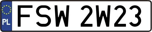 FSW2W23