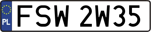 FSW2W35