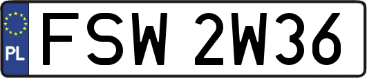 FSW2W36