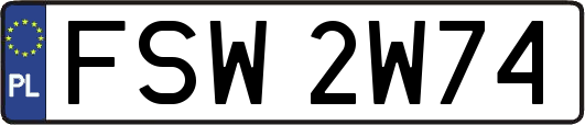 FSW2W74