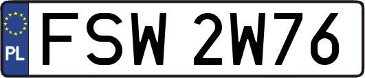 FSW2W76