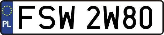 FSW2W80