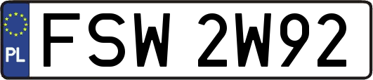 FSW2W92