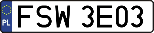FSW3E03