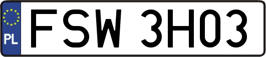 FSW3H03