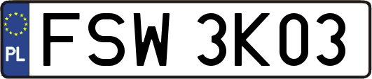 FSW3K03