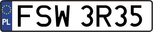 FSW3R35