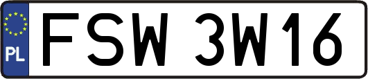 FSW3W16