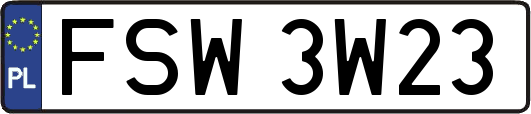 FSW3W23