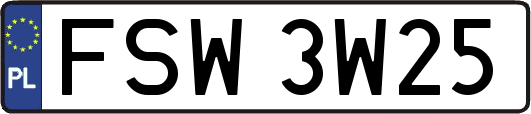 FSW3W25
