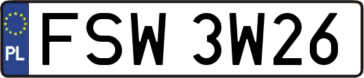 FSW3W26