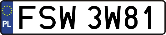 FSW3W81