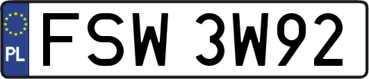 FSW3W92