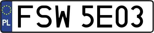 FSW5E03