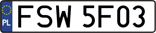 FSW5F03