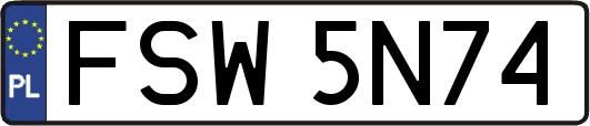 FSW5N74