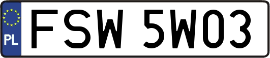 FSW5W03