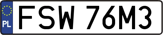 FSW76M3