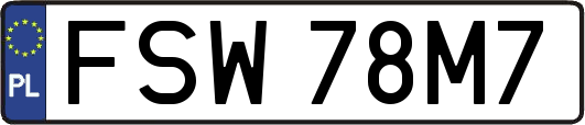FSW78M7