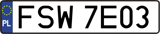 FSW7E03