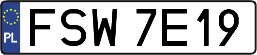 FSW7E19