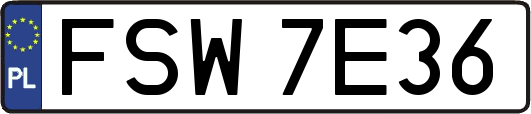 FSW7E36