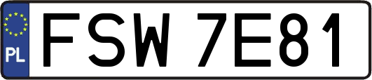 FSW7E81