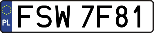 FSW7F81