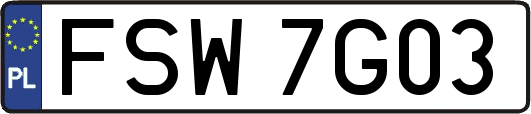 FSW7G03