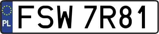 FSW7R81