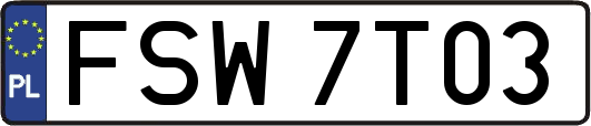 FSW7T03