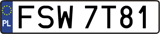 FSW7T81