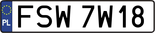 FSW7W18