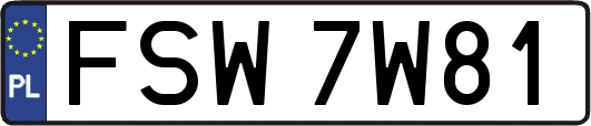 FSW7W81