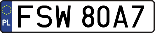 FSW80A7